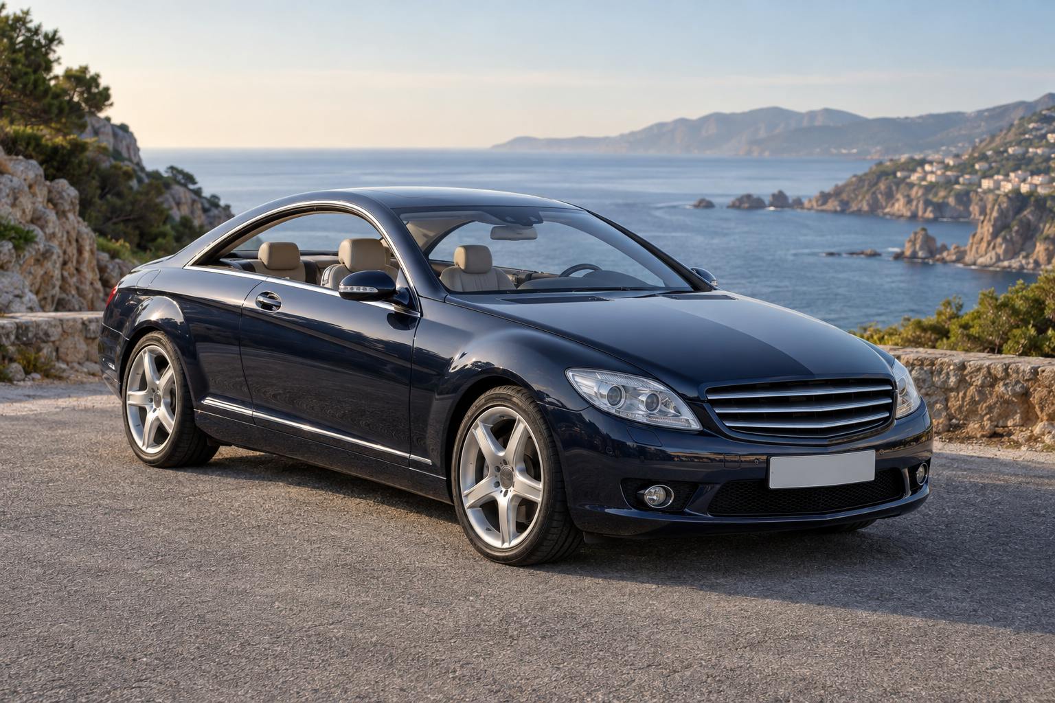 Mercedes-Benz CL 500: lange afstanden zonder middenstijl