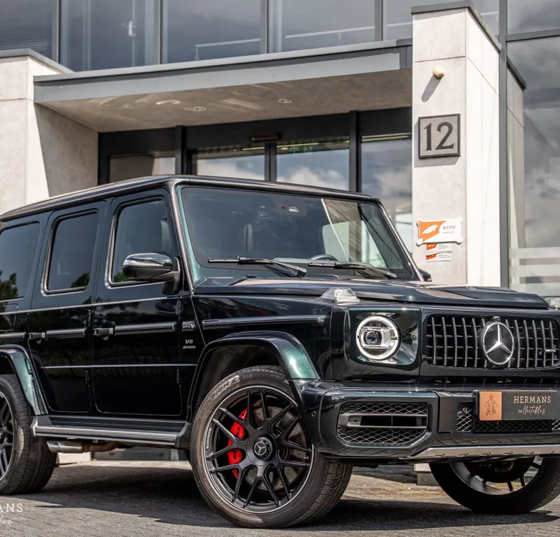 Mercedes-Benz G63 AMG uit 2019 in smaragdgroen bij Hermans Collectables