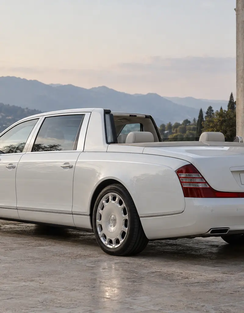 Waarom ging bij de Maybach 62 Landaulet alleen achterin het dak open?