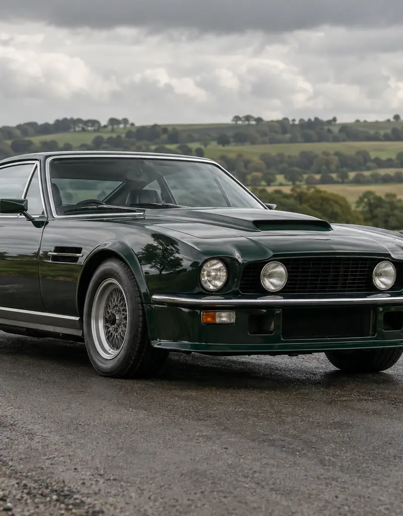 Waarom heeft de Aston Martin V8 Vantage een vrijwel dichte grille?