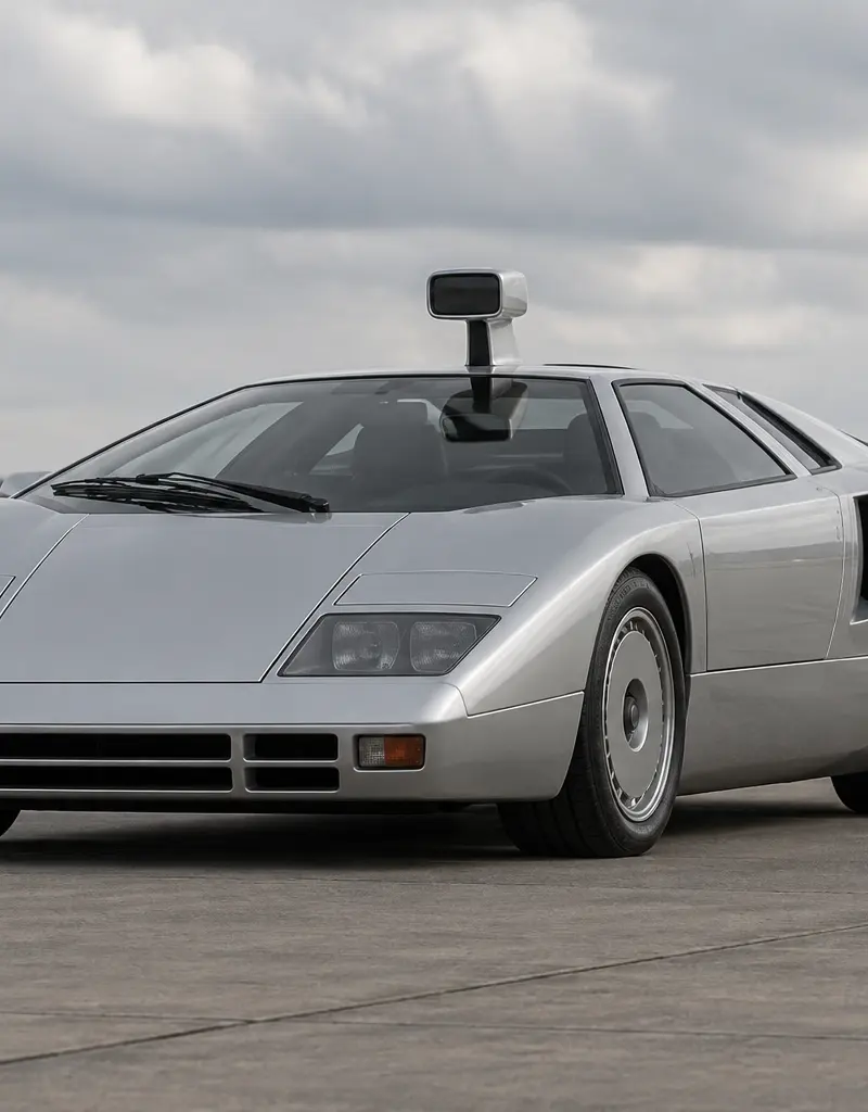 Waarom heeft de Isdera Imperator 108i een periscoop op het dak?