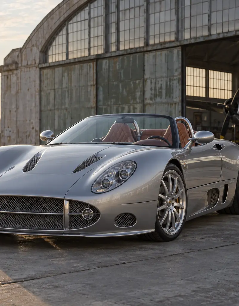Waarom laat de Spyker C8 Spyder zijn schakelmechaniek zien?